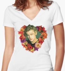 Leo Women's Fitted V-Neck T-Shirt