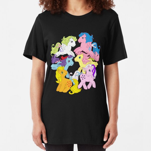 my little pony g1 mane 6 Slim Fit T-Shirt