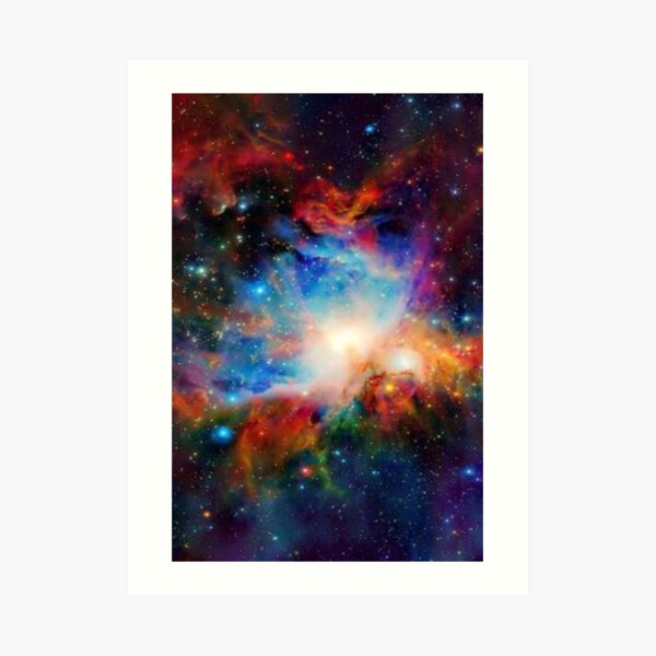 Hubble Telescope (Orion Nebula) Art Print