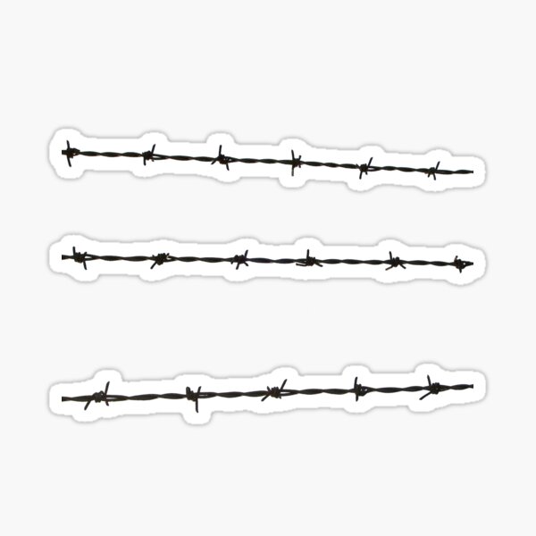 Barbed Wire Stickers Redbubble