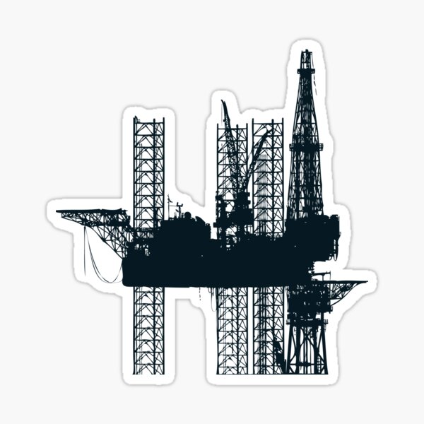 Oil Rig Stickers Redbubble
