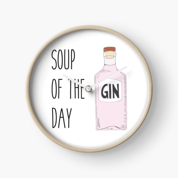 Item preview, Quirky gin lover gift - Pink gin - Soup of the day gin designed and sold by oyptjewellery.