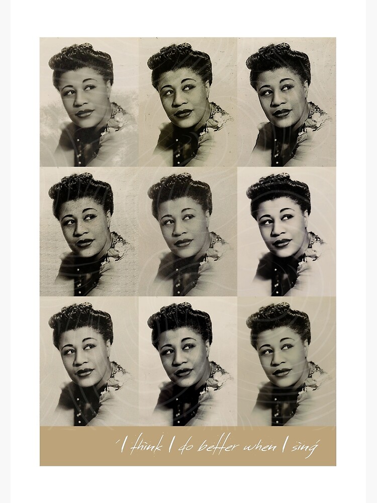 Jazz Heroes Series - Ella Fitzgerald by MoviePosterBoy