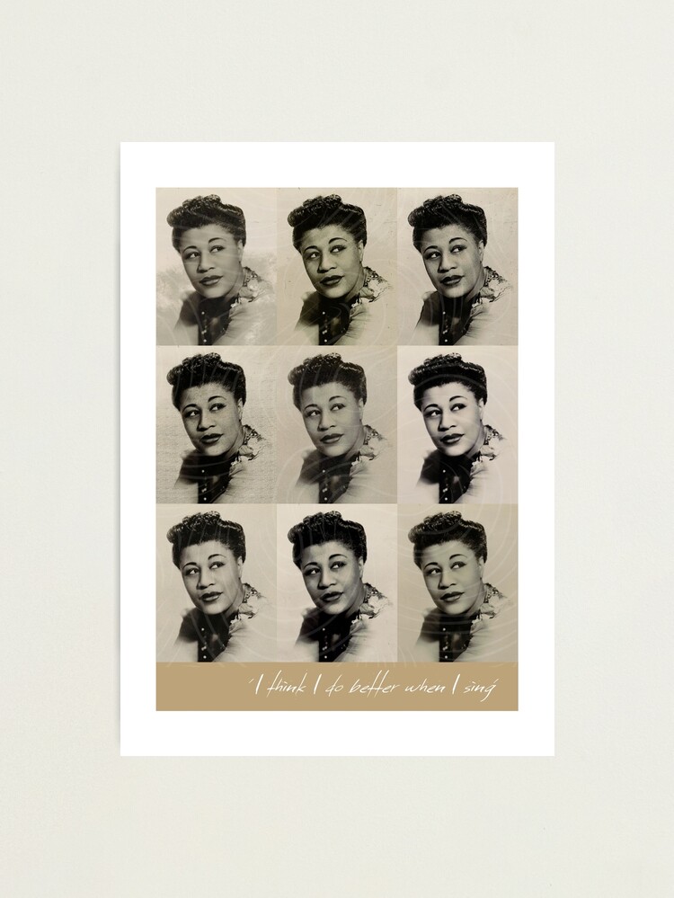 Alternate view of Jazz Heroes Series - Ella Fitzgerald Photographic Print