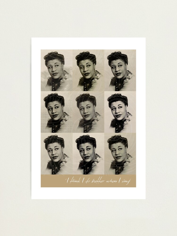 Alternate view of Jazz Heroes Series - Ella Fitzgerald Photographic Print