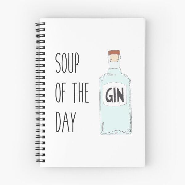 Item preview, Soup of the day gin - Quirky gin lover gift designed and sold by oyptjewellery.