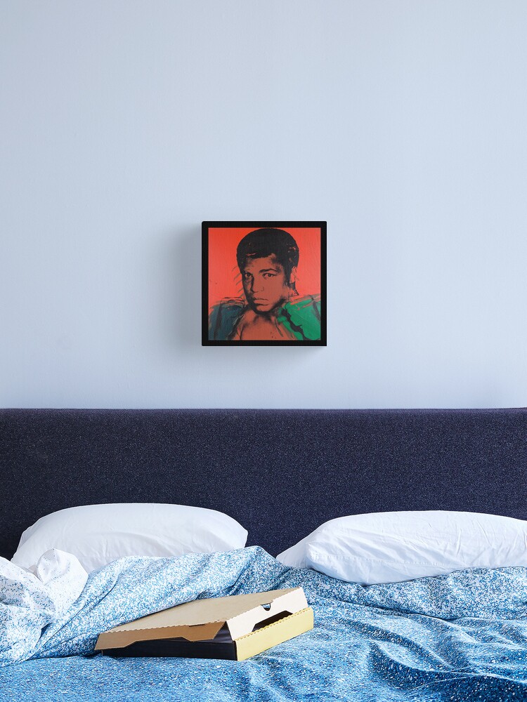 Thumbnail 2 of 3, Canvas Print, mohamed ali by andy warhol designed and sold by jimarion.