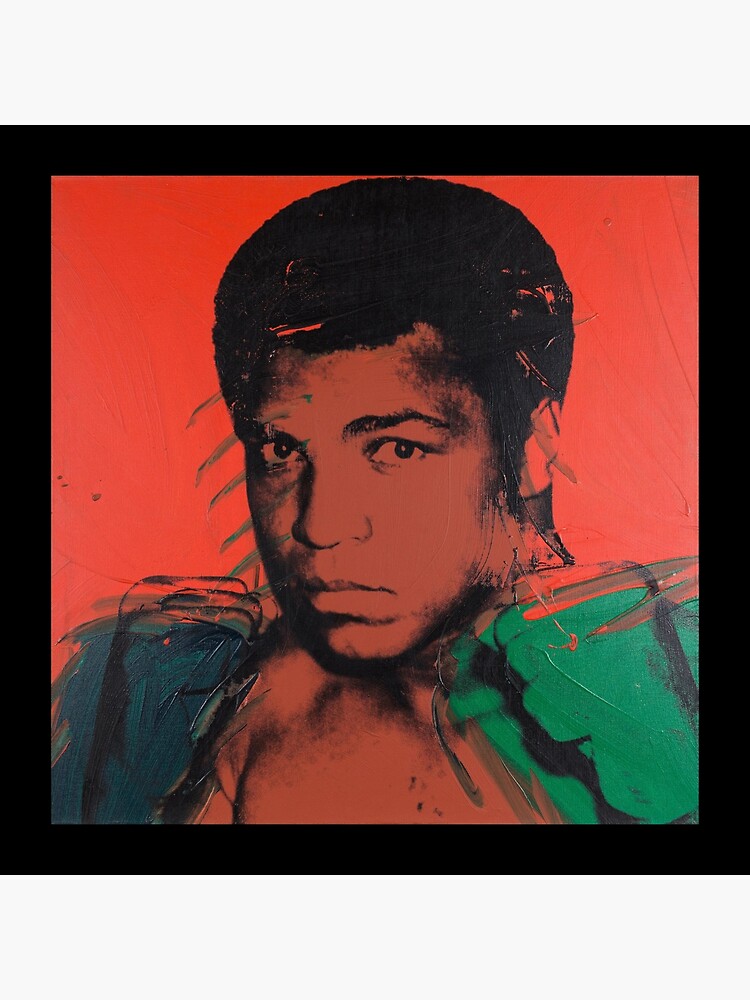 Thumbnail 3 of 3, Canvas Print, mohamed ali by andy warhol designed and sold by jimarion.