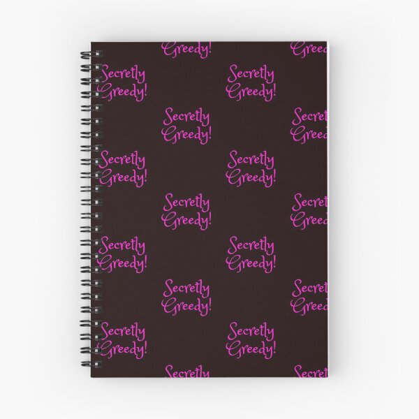Item preview, secretly greedy pink designed and sold by PrairieRidgeDesigns.