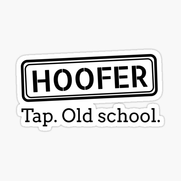 Hoofer Tap Dance Student or Teacher Sticker
