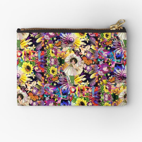 Psychedelic Spring Equinox Fairy Zipper Pouch