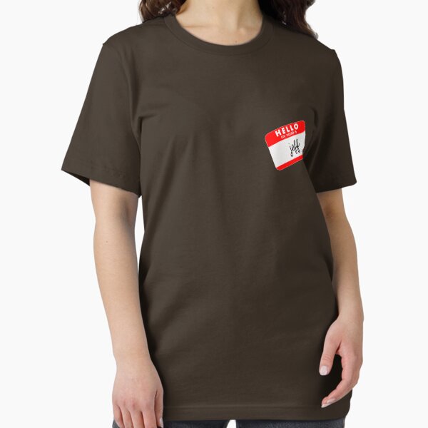 Funny Hi Hello My Name Is Jeffrey On Nametag Introduction Long Sleeve T-Shirt