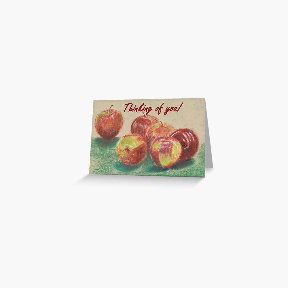 Apples - Thinking of You Greeting Card