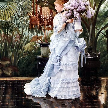 The Bunch of Lilacs 1875 James Jacques Joseph Tissot Photographic Print