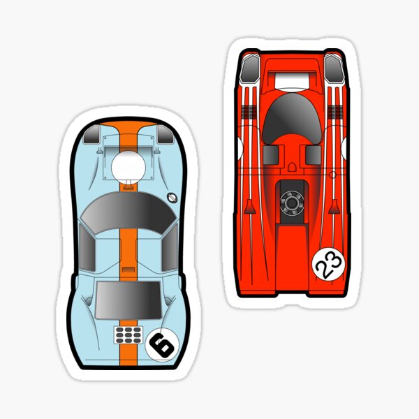 Slot Cars Sticker