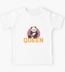 Lustige Ramen Königin Panda Nudel Geschenk Kinder T-Shirt