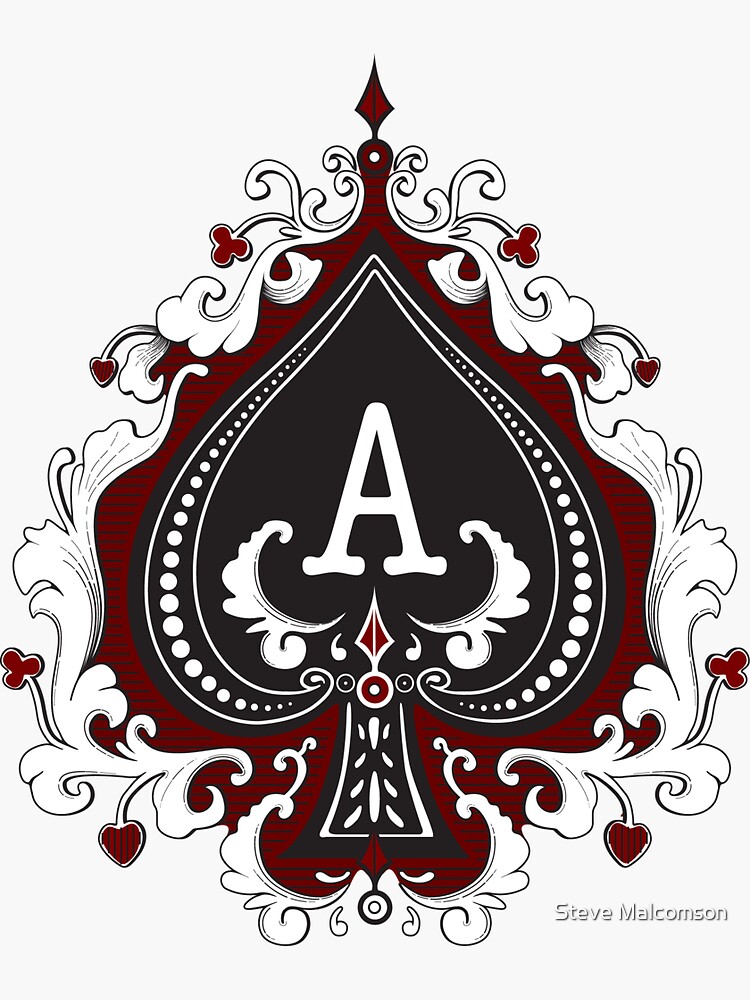  ace  of spades ACEeffect logo  brand Sticker by acedesign 