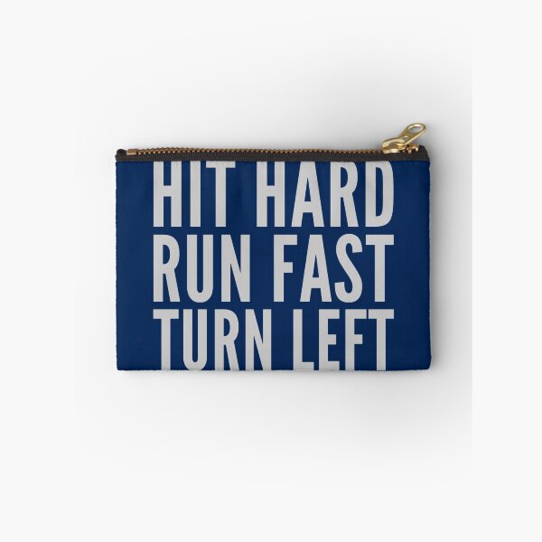 Item preview, Hit Hard  Run Fast Turn Left Baseball Gift designed and sold by mosbusygaming.