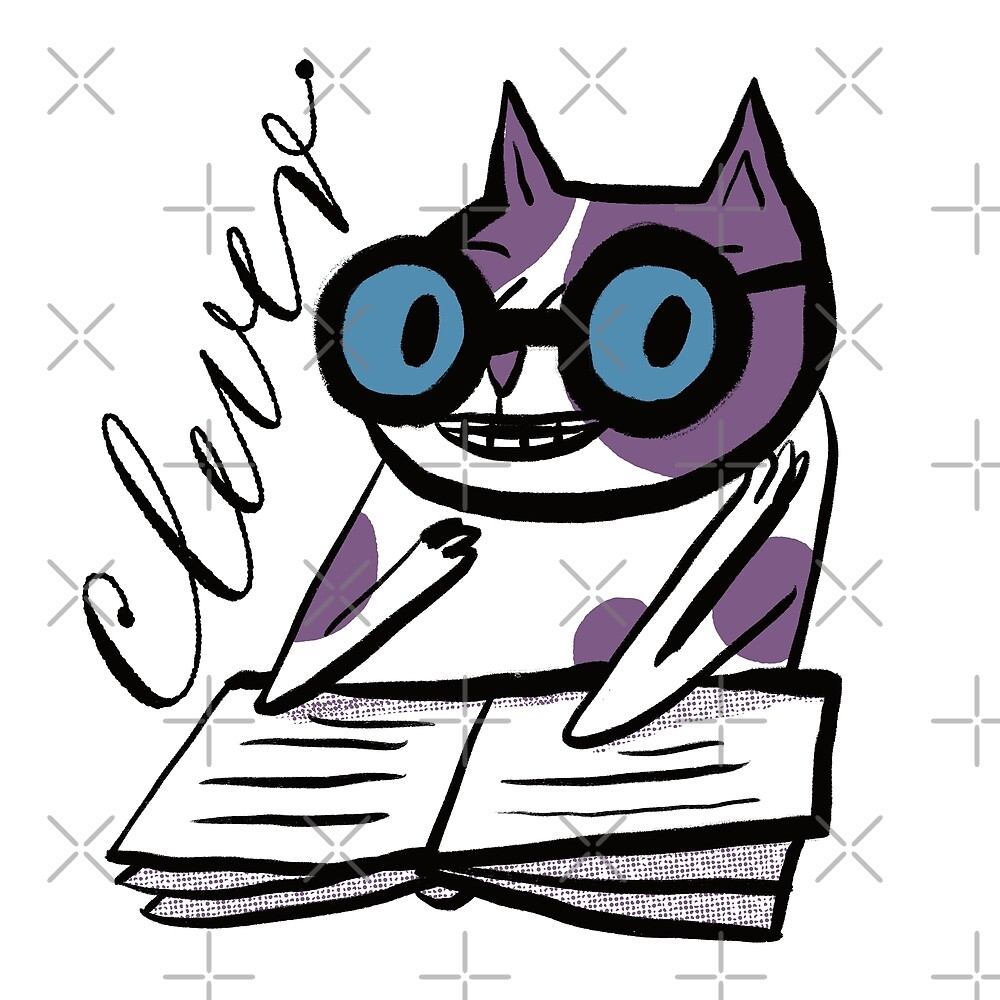 "Clever Cat" by Nici Gregory Redbubble