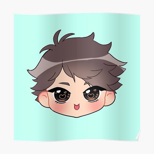 Oikawa Tooru Haikyuu Stickers Poster For Sale By Ejderhadraws Redbubble 0849