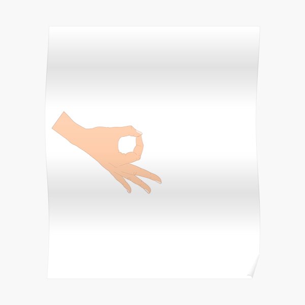 "Funny Circle Game product Gift 3 Finger Ring Game print" Poster for