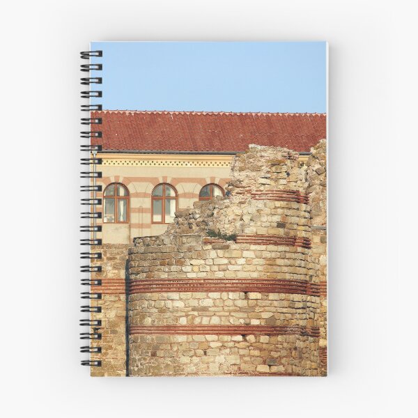 Item preview, Ancient fortress ruins and building Nessebar Bulgaria designed and sold by goceris.