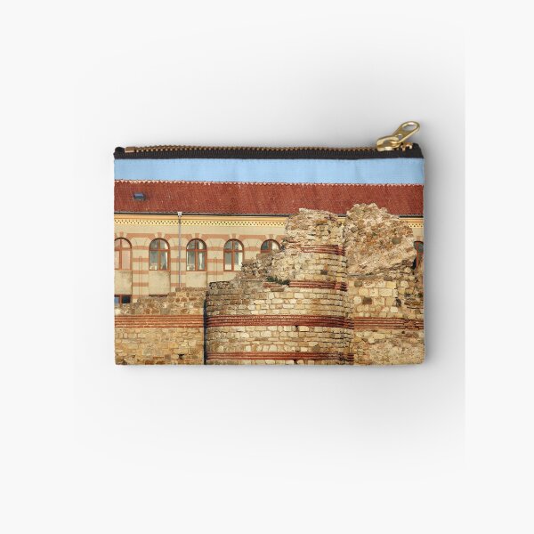 Item preview, Ancient fortress ruins and building Nessebar Bulgaria designed and sold by goceris.