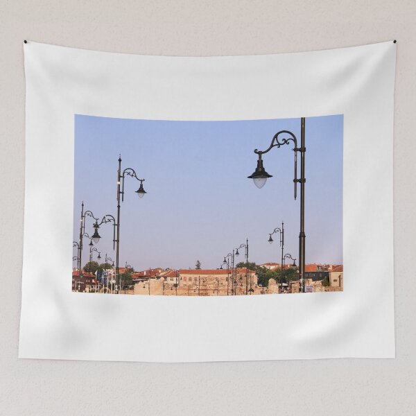 Item preview, street lighting old town Nessebar Bulgaria designed and sold by goceris.