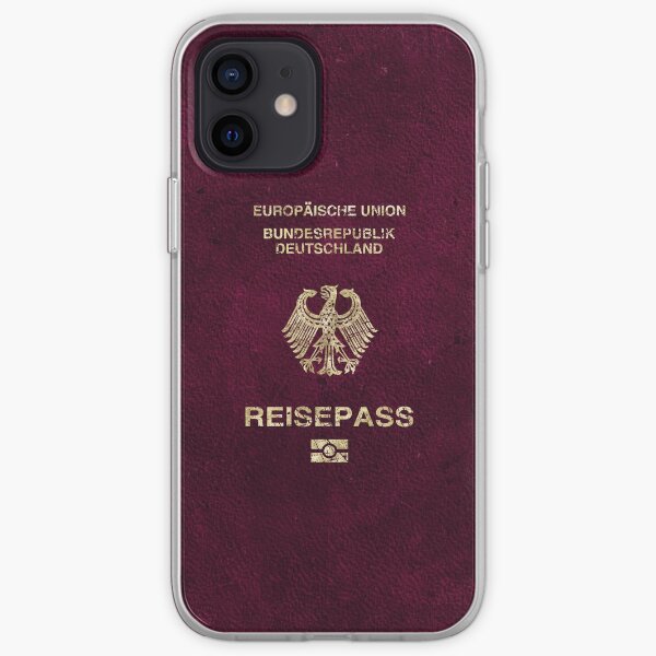 German Passport Vintage iPhone Soft Case