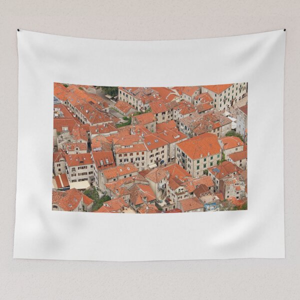 Item preview, old stone houses and buildings Kotor town Montenegro designed and sold by goceris.