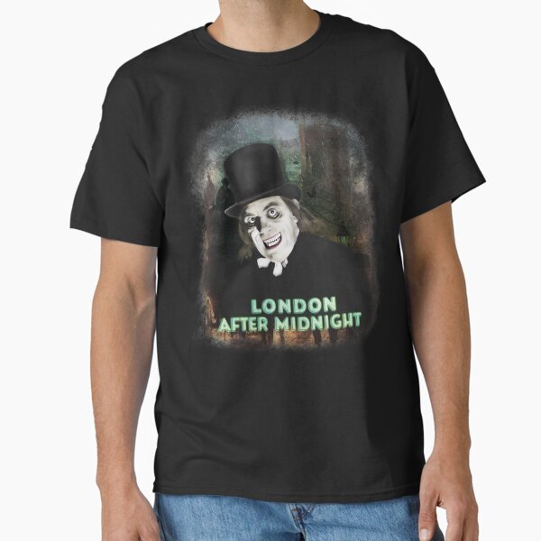 Lon Chaney "London After Midnight" T-Shirt - Classic Horror Glow In The Dark Tee (Men's)