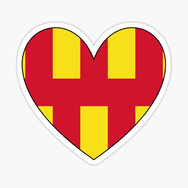 Northumberland heart -small Sticker