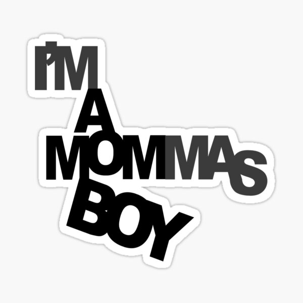 Download Mommas Boy Stickers Redbubble