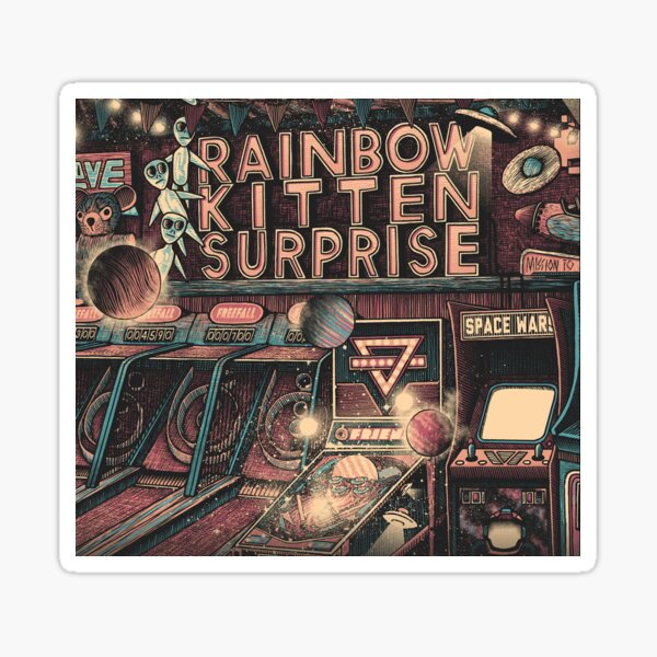Rainbow Kitten Surprise Tour Sticker