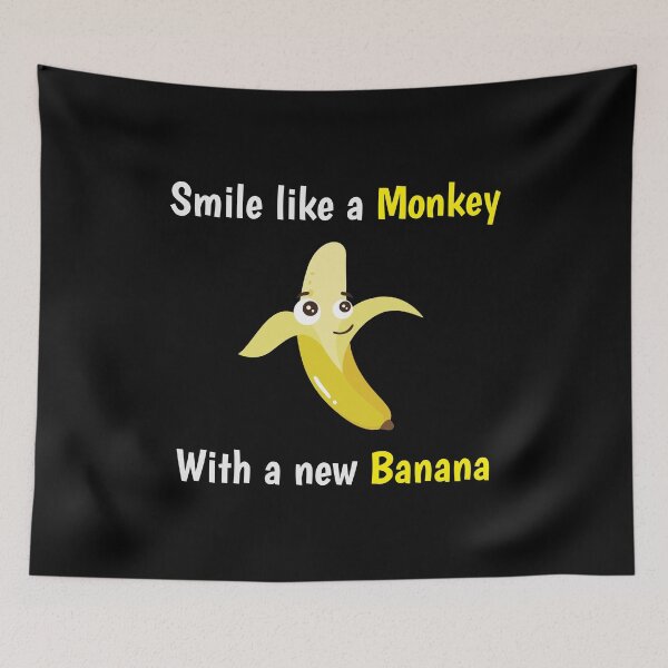 Item preview, Fruits Shirt Smile Like A Monkey With A Banana Gift Tee designed and sold by haselshirt.
