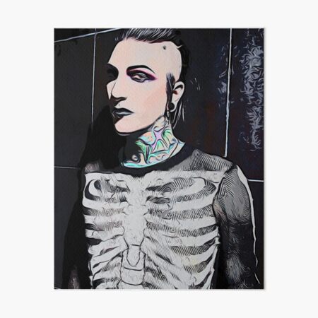 Artikel-Vorschau von Skeleton Stare Chris Motionless, designt und verkauft von WorldClassGoth.