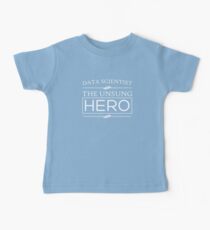 Lustiges Datenwissenschaftler-Held-Geschenk Baby T-Shirt