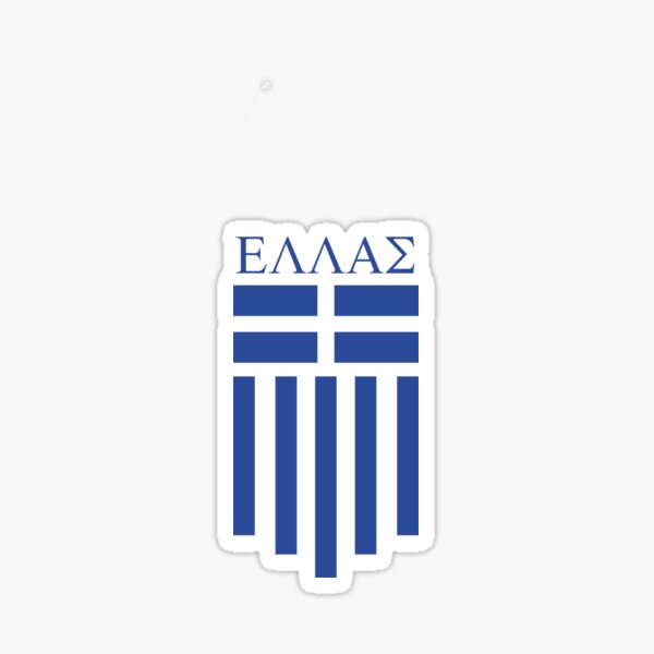 Greek Badge Tee Sticker