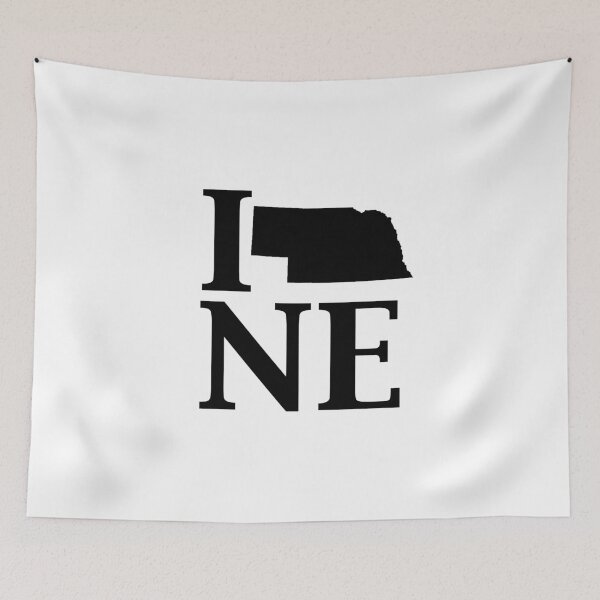 Item preview, I Heart Nebraska graphic design designed and sold by kimberlyjensen.