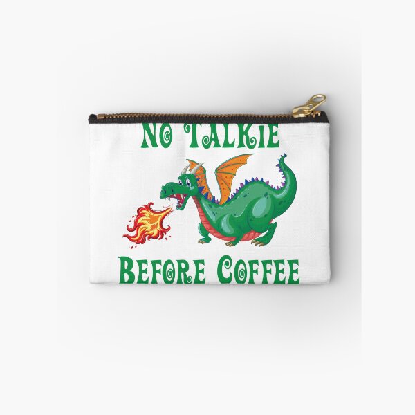Item preview, No Talkie Before Coffee for Dragon Lovers designed and sold by Theodore Cory.