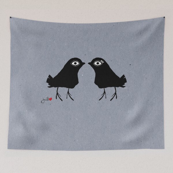 Item preview, Just Love - Black Boy & Black Girl GREY designed and sold by TheChicken.