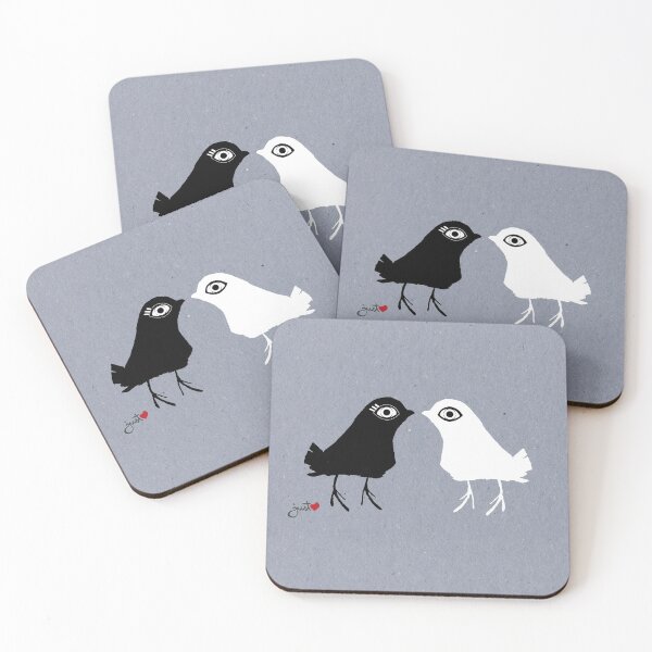 Item preview, Just Love - Black Girl & White Boy GREY designed and sold by TheChicken.