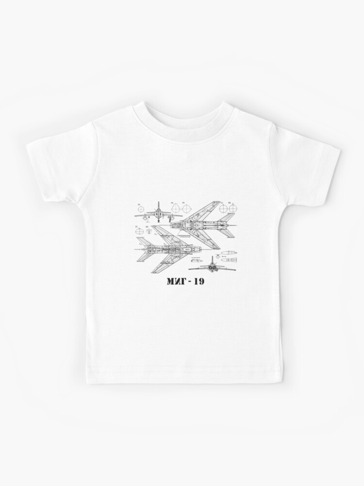 Men's MIG 21 Jet Air Plane T Shirt Russian Aircraft Top Tee RU Air