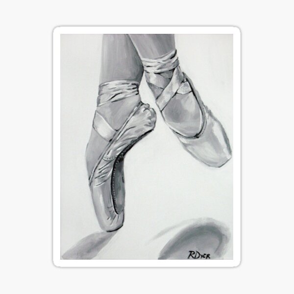 On Pointe Sticker