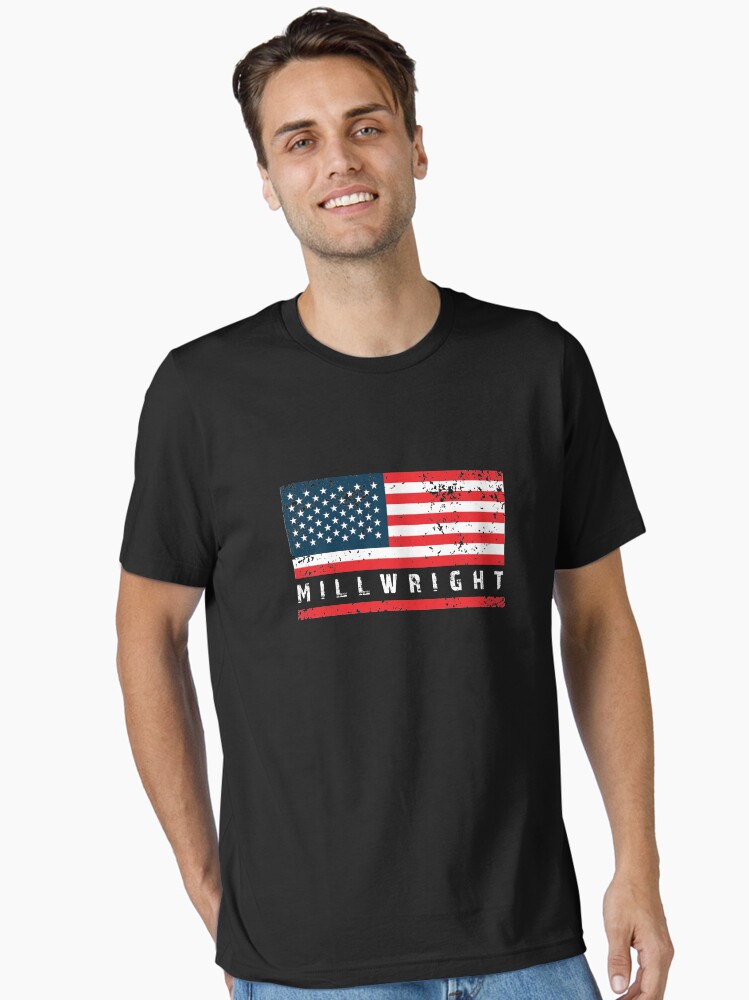 Millwright American Flag Millwright Shirt Gift Millwright American Flag Millwright Shirt Gift