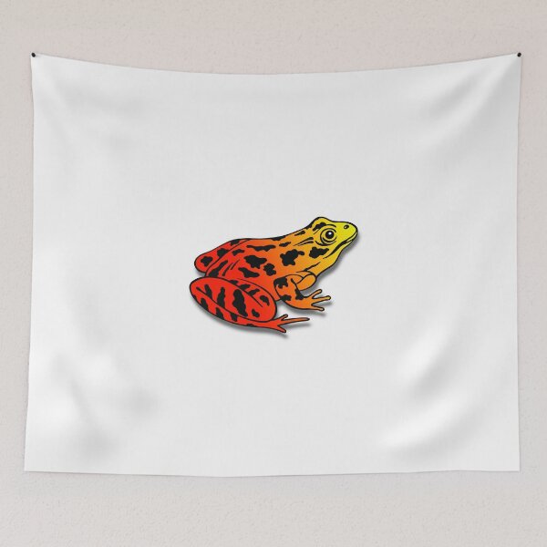 Item preview, Frog red-yellow designed and sold by ajkbilder.
