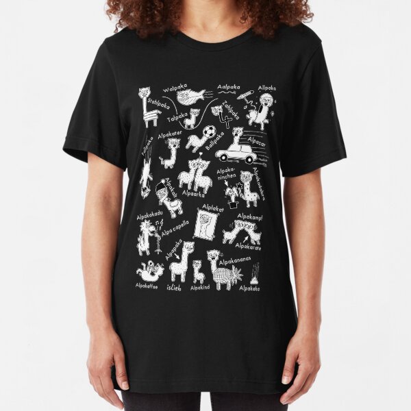 Alpakas Slim Fit T-Shirt