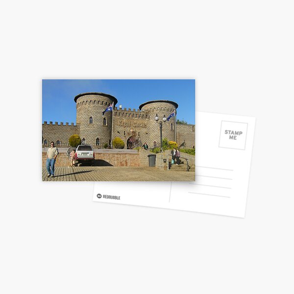 Kryal Castle - Ballarat (Turning up - First There!!!!) Postcard