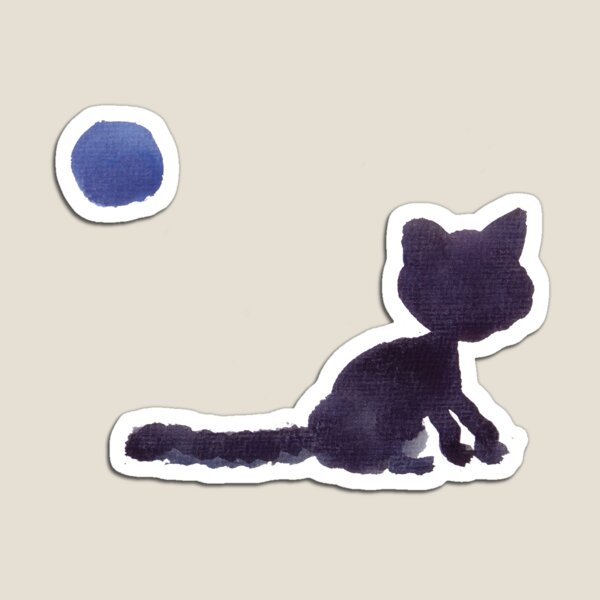 Blue cat Magnet