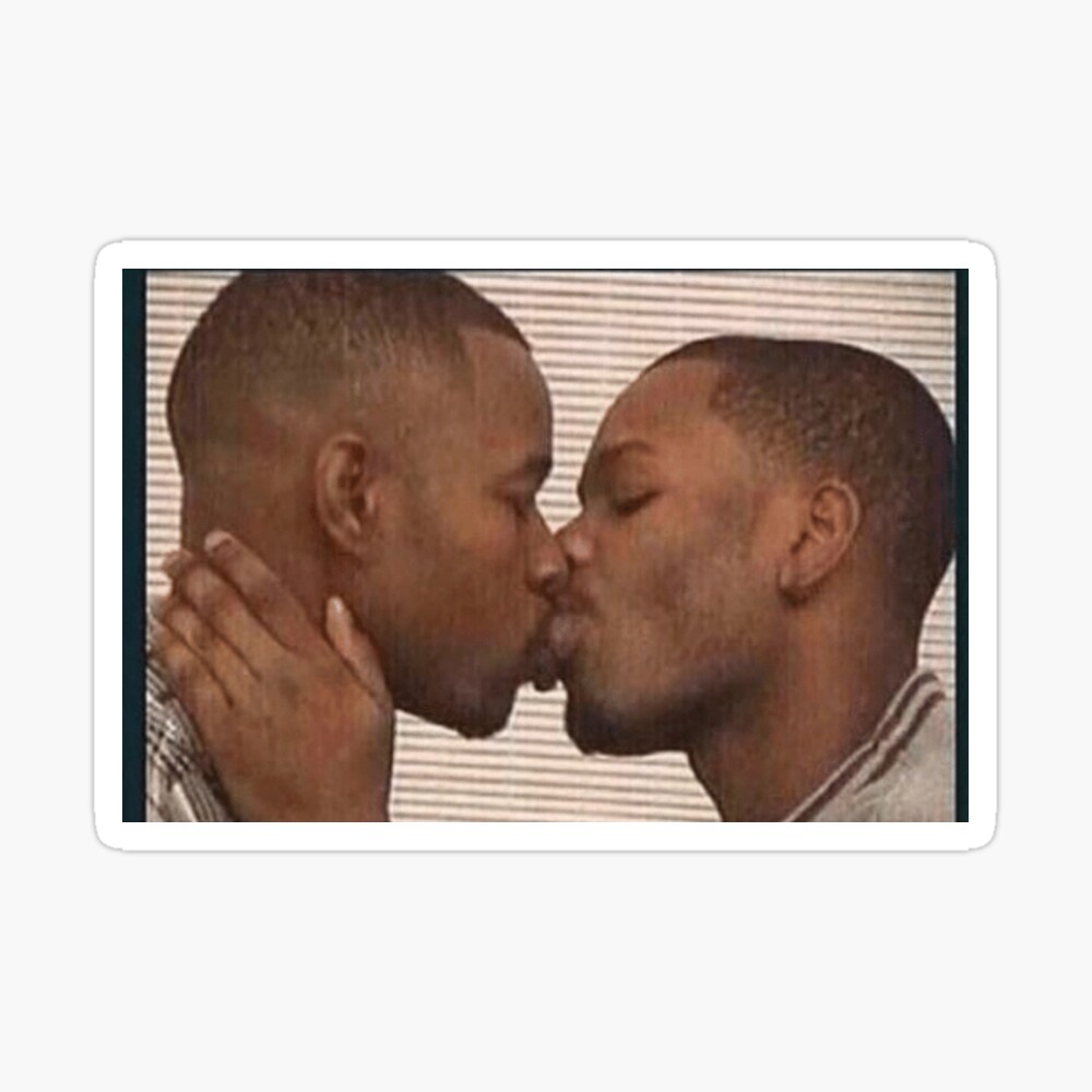 Gay kissing meme